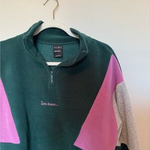 iets frans quarter zip sweatshirt